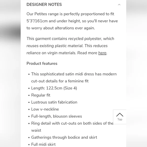 Ever New Giselle Petite Cut-Out Dress 4 - Picture 15 of 15